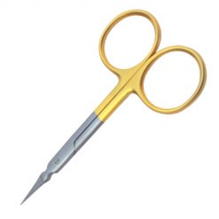Cuticle Scissor Gold Coated – Stainless Steel