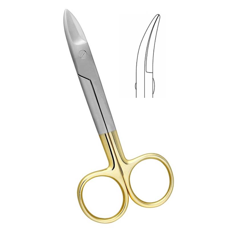 Dental-Beebee-Crown-Scissors-with-Saw-Edge-Curved-11cm