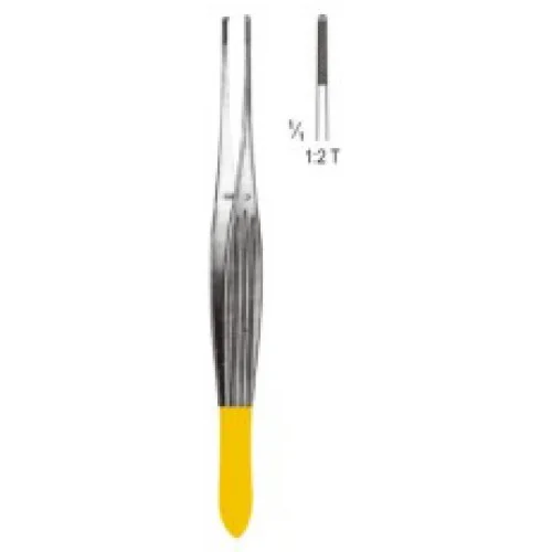 McIndoe Tissue Forceps, TC (Tungsten Carbide), 1×2 Teeth, 15cm