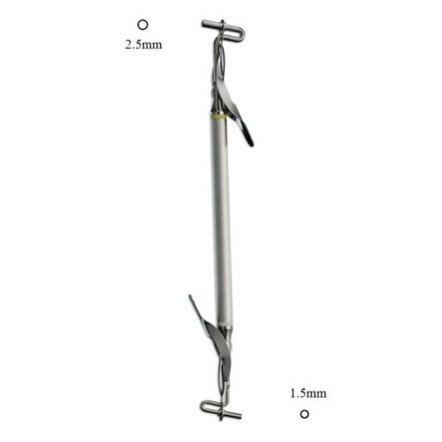 Orthodontic Dental Amalgam Carrier Syringe Gun, Double Ended, 1.5mm-2.5mm