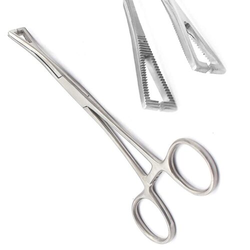 Pennington Tissue Grasping Forceps, Serrated, Triangular Shaped Jaws, Straight, 15cm