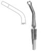 Shunt Bulldog Clamps, French. Ø 12 Diameter, Angled 60° Degree, Stainless Steel, 7cm