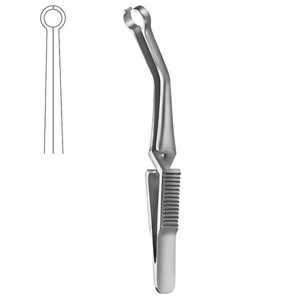 Shunt-Bulldog-Clamps-French.-O-12-Diameter-Straight-Stainless-Steel-7cm