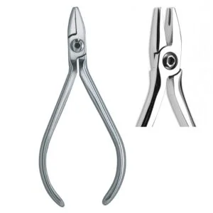 V Bend Stop Plier, archwires up to .022″ x .025″ (.56 mm x .64 mm) maximum wire capacity