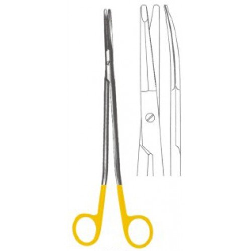 Kaye Face Lift Scissors toothed Curved 15cm Tungsten Carbide