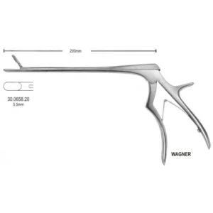 Wagner Laminectomy Rongeur Straight 4mm, 20cm